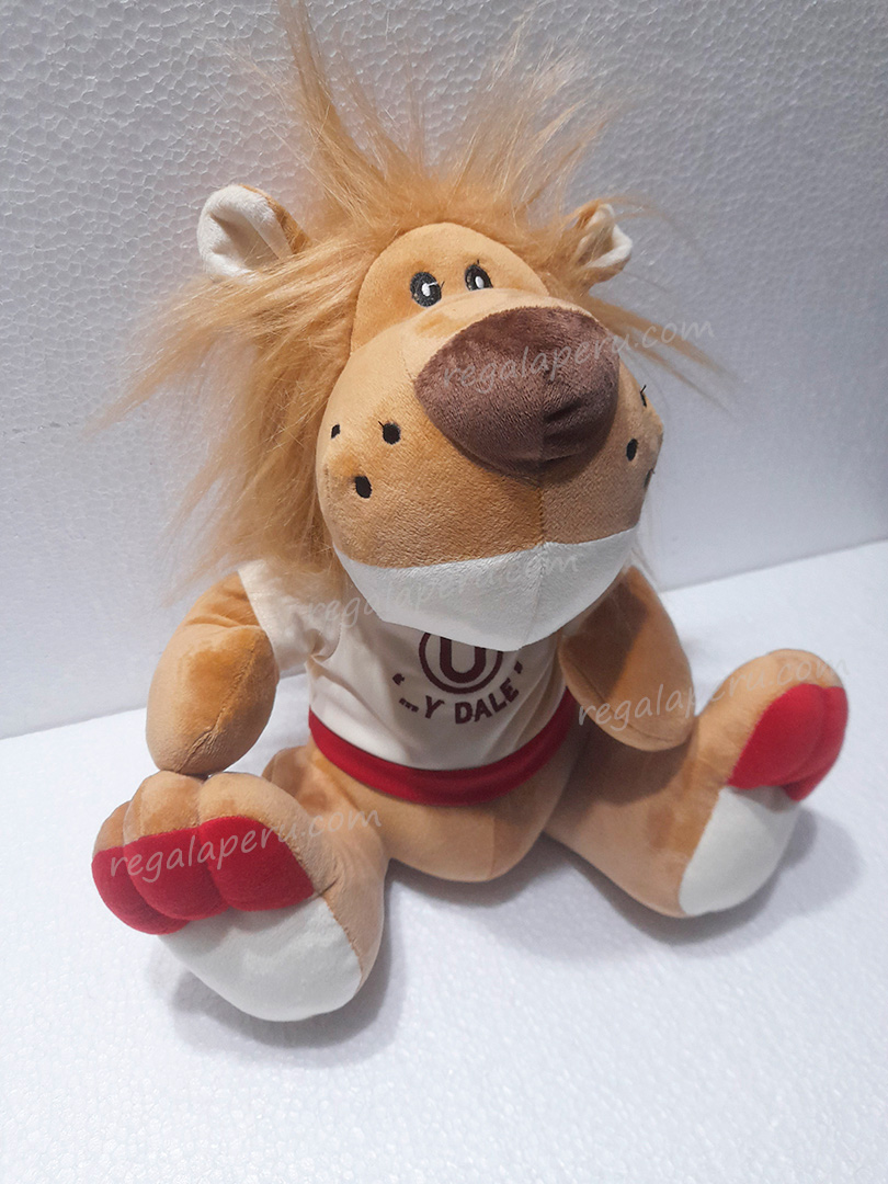 Leoncito de peluche de Universitario (mediano)